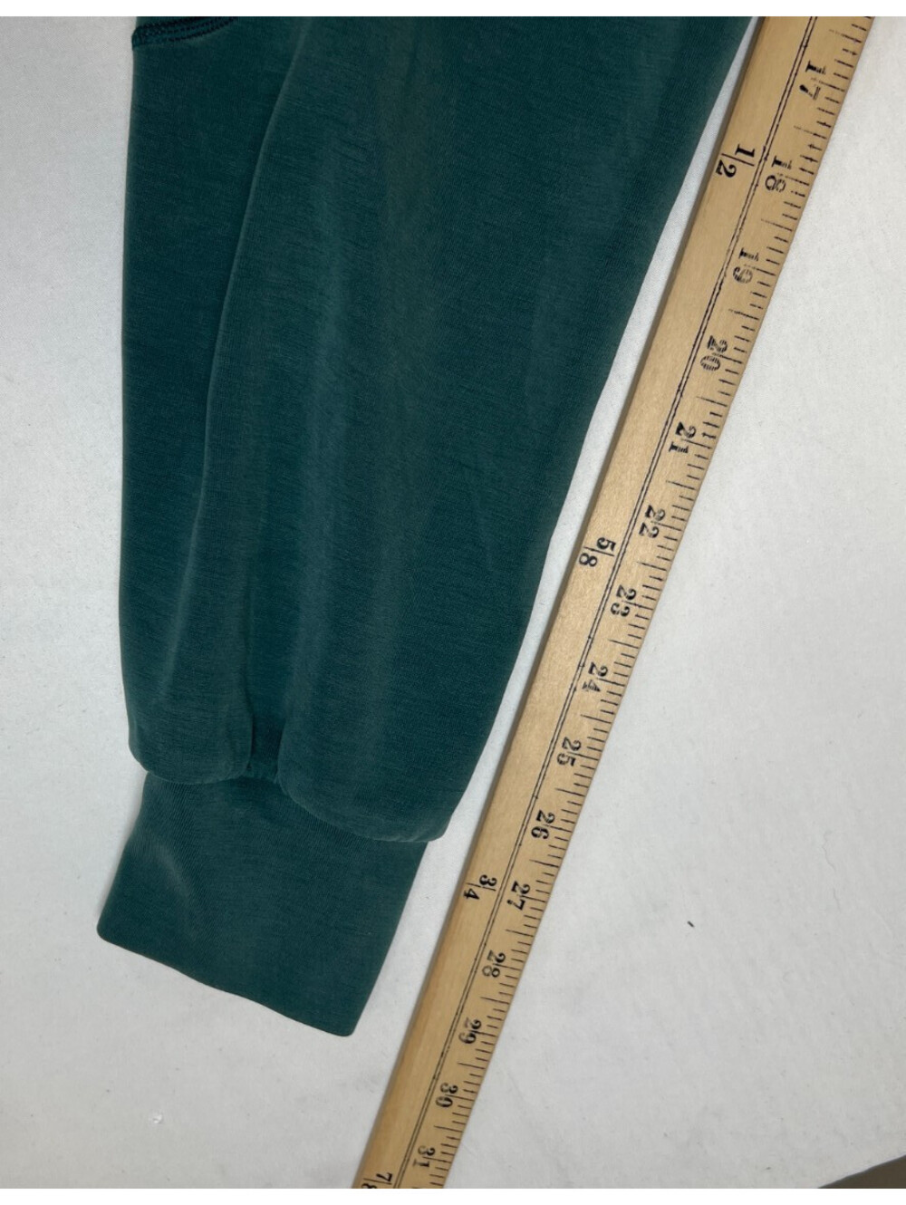 Lululemon Womens 10 Green Modal Blend Pullover Hoodie Athletic Sweatshirt Top - Picture 11 of 12